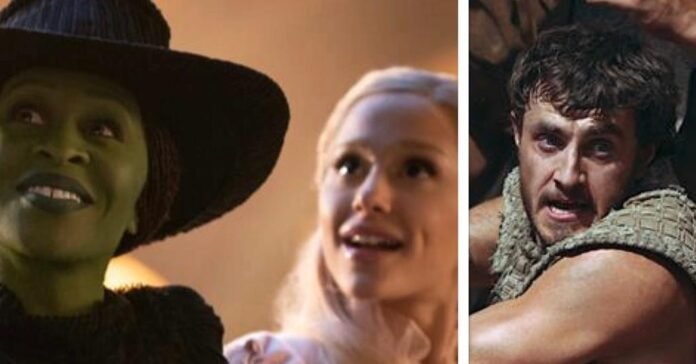 ‘Wicked’ rules North American box office on $113m launch; ‘Gladiator II’ arrives on $55m