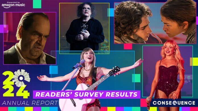 Consequence Readers’ Survey Results: Your Picks for the Best Music, Film, and TV of 2024