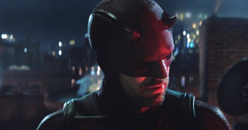 Charlie Cox Shines in Daredevil’s Shadowland Suit in Born Again’s Set Video Fight