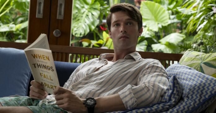 Patrick Schwarzenegger Reacts to The White Lotus Season 3 Inspired Porn Parody