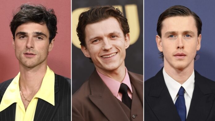 new-james-bond-candidates.jpg Jacob Elordi, Tom Holland, and Harris Dickinson Eyed as Next James Bond