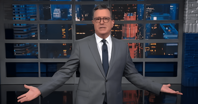 Stephen Colbert Recreates Viral Coldplay Kiss Cam Incident