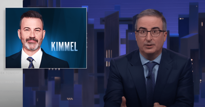 John Oliver Had This to Say About Jimmy Kimmel’s Suspension