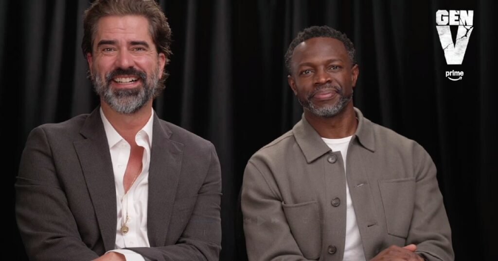Gen V Season 2’s Hamish Linklater & Sean Patrick Thomas Talk Show’s Shocking Moments | Interview